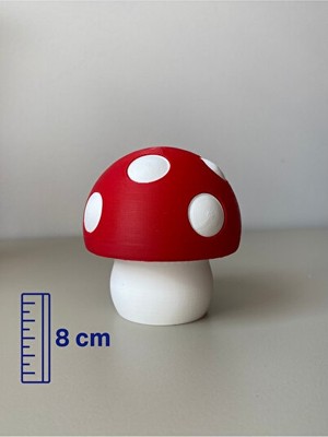 Vaelmont Mantar Şeklinde Mini Masa Lambası - Pilli ve Tealight ile Masa ve Gece Lambası
