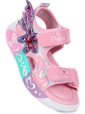 Kiko Kids Lug Cırtlı Kız Çocuk Sandalet