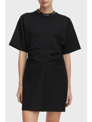 Calvin Klein Oversize Belden Büzgülü Mini Elbise LV047G251GUB1 Bayan Elbise LV047G251G Ub1