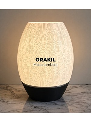 Solvéra Modern Desenli Dekoratif Masa Lambası, Abajur Tasarımıyla Şıklık Katıyor