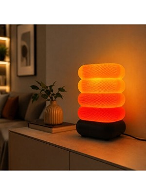 Vaelmont Fişli Soft Glow Masa Lambası, Yumuşak ve Rahat Işık Masa ve Gece Lambası