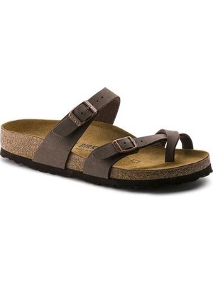 Velmora Birkenstock Parmak Arası Kadın Mayarı Bf Terlik 071061 Z Kahverengi