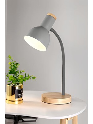 Solvéra Esnek Boyunlu USB LED Masa Lambası, Ofis ve Çalışma Alanları Için Masa ve Gece Lambası