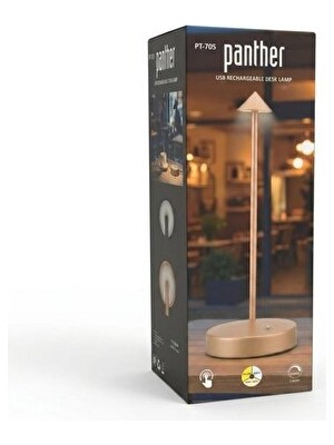Vaelmont 3 Renkli Dekoratif USB Masa Lambası - Şık ve Fonksiyonel Masa ve Gece Lambası