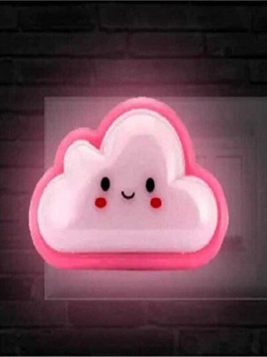 Solvéra Pembe LED Çocuk Odası Gece Lambası | Minimal ve Şık Tasarım Masa ve Gece Lambası