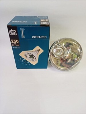 Orvessa Infrared Isıtıcı Ampul, 250 Watt Şeffaf Tasarım Masa ve Gece Lambası
