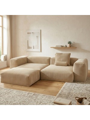 MiniWood Relax Köşe Koltuk Takımı Sünger Koltuk Kanepe Divan