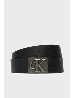 Calvin Klein Logolu % 100 Deri Kemer LV04D7111GV8L Erkek Kemer LV04D7111G V8L