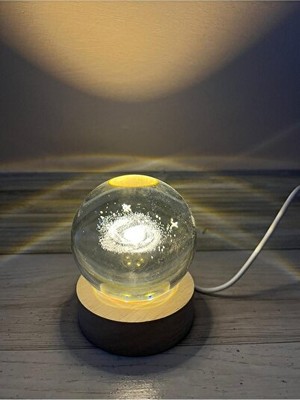 Vaelmont 3D Moon Desenli Atmosfer Lambası ile Galaksi Havası Yaratın Masa ve Gece Lambası