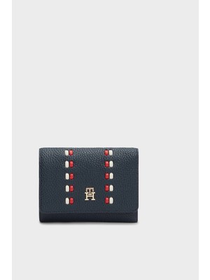 Tommy Hilfiger Logolu Fermuarlı Cüzdan Bayan Cüzdan AW0AW18246 Dw6