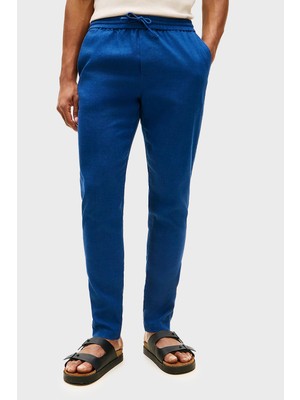 Tommy Hilfiger Keten Tapered Fit Daralan Paça Chino Pantolon Erkek Pantolon MW0MW42336 C3I