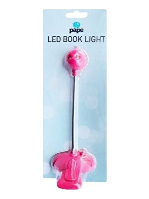 Vaelmont Pembe LED Kitap Okuma Işığı - Portatif ve Kullanışlı Tasarım Masa ve Gece Lambası