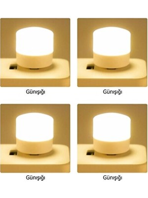 Solvéra Mini USB LED Işık Seti, Taşınabilir ve Çok Amaçlı Masa ve Gece Lambası