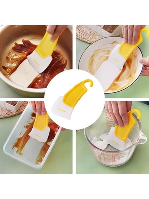 baytoptan Silikon Uçlu Bulaşık Temizleme Kazıyıcı Spatula