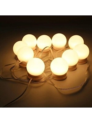 Normadia Vaelmont Ayarlanabilir Makyaj Aynası Işığı 10 Lü LED ile Mükemmel Aydınlatma Masa ve Gece Lambası