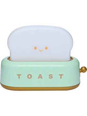 Solvéra Tost Makinası Tasarımlı USB Şarjlı LED Masa Lambası Masa ve Gece Lambası