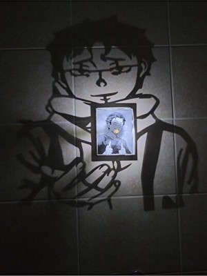 Vaelmont Re:zero Temalı Gölge Lambası, Anime Severler Için Dekoratif ve Işıklı Masa ve Gece Lambası