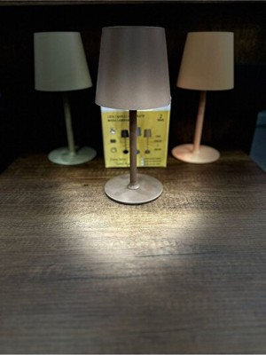 Solvéra Şarjlı LED Şapka Tasarımlı Masa Lambası, Pratik ve Şık Kullanım Masa ve Gece Lambası