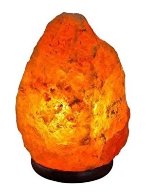 Solvéra Himalaya Tuz Lambası, Doğal Kaya Tuzu, Aç-Kapa Düğmeli Masa ve Gece Lambası