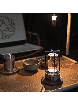 Vaelmont Dokunmatik Siyah Masa Lambası - Dimmer Özellikli Masa ve Gece Lambası