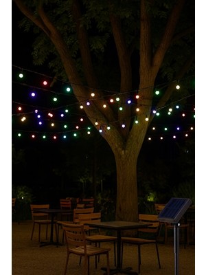 Maison Luré Rgb LED Top Işık, Güneş Enerjili Dekoratif Aydınlatma Masa ve Gece Lambası