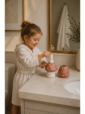 İrya Mushroom 2 Parça Mini Banyo Aksesuar Seti