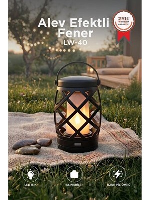 Solvéra Nostaljik Pilli LED Gece Lambası, Retro ve Şık Tasarım Masa ve Gece Lambası