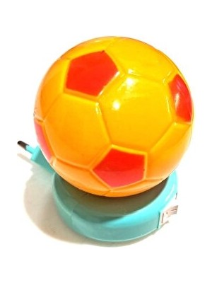 Orvessa Futbol Topu Tasarımlı Anahtarlı LED Gece Lambası - Eğlenceli ve Pratik Masa ve Gece Lambası