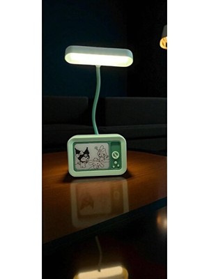 Solvéra Retro Tv Tasarımlı Kuromi LED Masa Lambası, Eğlenceli ve Şık Masa ve Gece Lambası