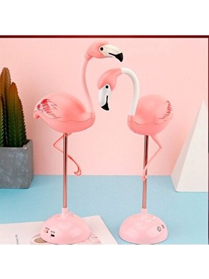 Solvéra Şarjlı Flamingo Tasarımlı Masa Lambası, Eğlenceli ve Pratik Masa ve Gece Lambası