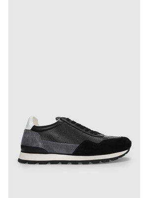 Lufian Leo Erkek Sneaker Ayakkabı Siyah