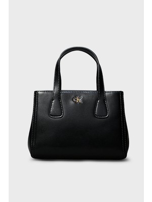 Calvin Klein Logolu Sabit Askılı Çanta LV04F3520GUB1 Bayan Çanta LV04F3520G Ub1