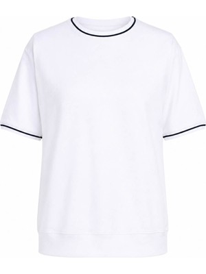 Trender 4035 O Yaka 36/1 Interlok Ekru Erkek T-Shirt 26YL71L58057
