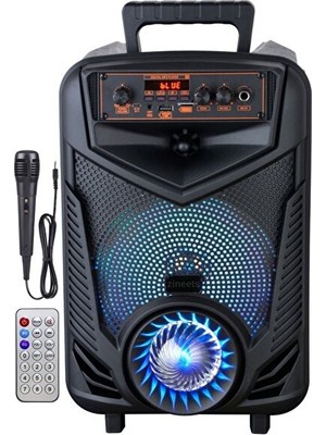 Vaelmont Büyük Boy Party Box Bluetooth Hoparlör ve Radyolu Ses Sistemi