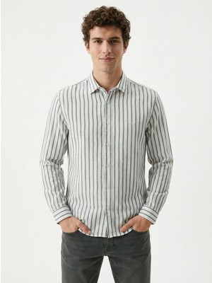 Loft Regular Fit Yeşil Erkek Gömlek LF2042947