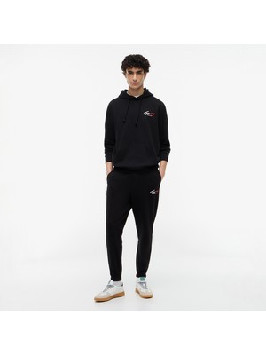 Tommy Hilfiger Reg Signature Sweatpant Erkek Siyah Pantolon.bds