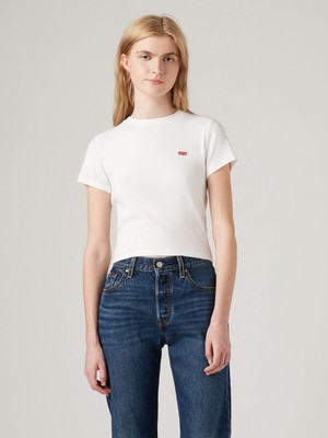 Levi's Essentıal Kadın Beyaz Skinny T-Shirt 005G4-0001