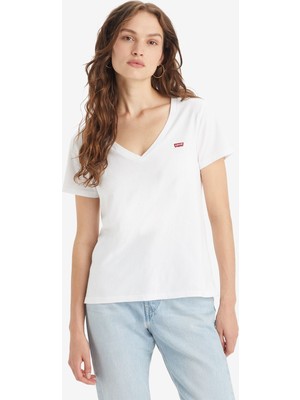 Levi's Lse Perfect V Yaka Beyaz Kadın T-Shırt A3170-0010