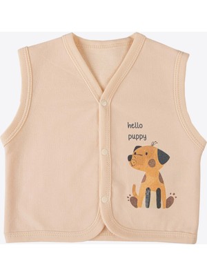 Kitikate Organik Puppy Yelek Natural