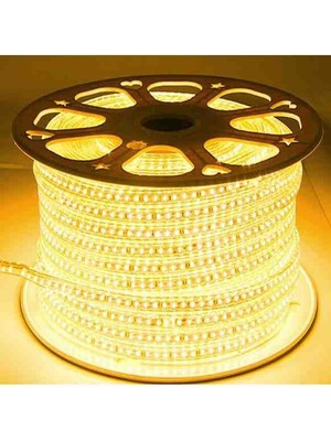 Noas 220V Şerit LED Yüksek Işık Fişli ve Anahtarlı Beyaz Işık 2 Metre ((Adaptör Trafo Yok Tak Çalıştır