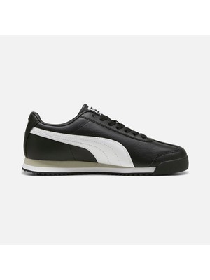 Erkekler için Puma Sportswear Roma 24 Profoam Siyah Spor Ayakkabı Düz Taban ve Şık Tasarım