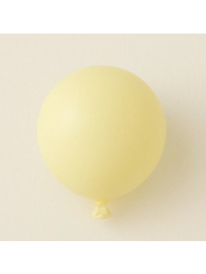 Niyet 5" Makaron Sarı Lateks Balon 100'LÜ - Dekorasyon - Doğum Günü - Parti - Süsleme