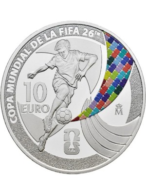 Mdm AgaKulche FIFA Dünya Kupası İspanya Gümüş Sikke Coin