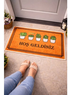 Arvital Kaymaz Taban Halı Kapı Önü Paspası 40X60 cm Model Seçenekli Yıkanabilir Toz Alır
