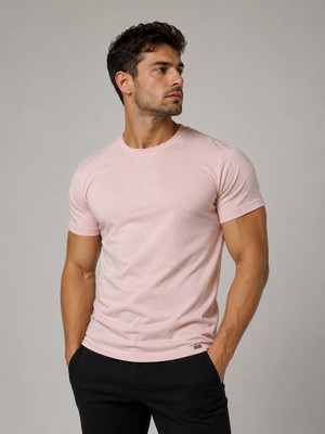 QS Erkek Düz Tişört Slim Fit Terletmez