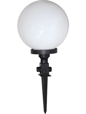 Beyaz Akrilk Küre Aydınlatma (20CM)  | Elektrikli