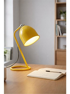 Maison Luré Sarı Retro Renkli Masa ve Gece Lambası - Modern ve Nostaljik Tarz