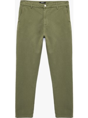 Koton Pamuklu Cepli Gabardin Slim Fit Pantolon
