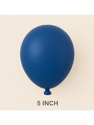 Niyet 5" Retro Lacivert Balon 100'LÜ - Dekorasyon - Doğum Günü - Parti - Süsleme