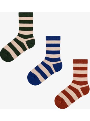 Penti Erkek Çocuk Stripe Trio 3lü Soket Çorap